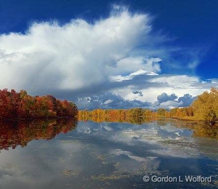 Gathering Storm Clouds_08741-3.jpg - Canadian Mississippi River photographed near Carleton Place, Ontario, Canada.